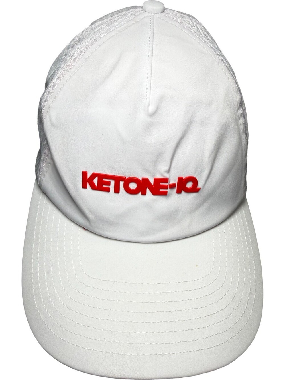 Ketone-IQ High Performance Energy Hat Athletic White Mesh Back Polyester Cap